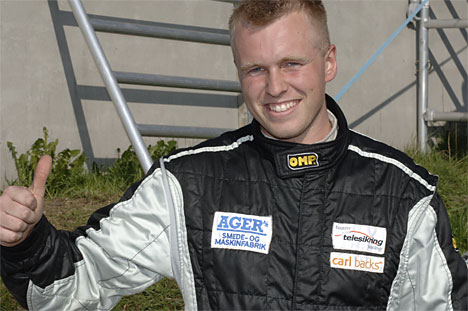 Tom Pedersen fik en perfekt start på sin 2008-sæson, da han sikrede sig pole position for Team Telesikring Racing